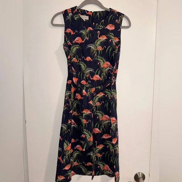 Hobbs London Flamingo Sleeveless Dress Size 4 - Picture 1 of 5